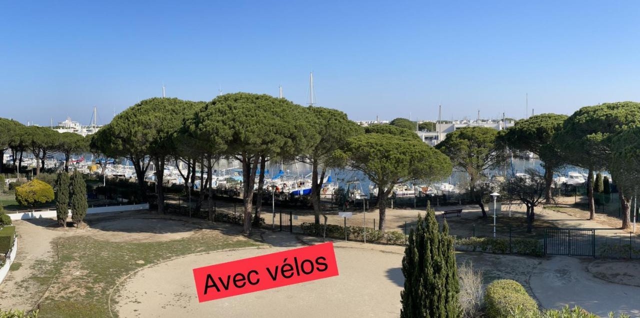 Studio Vue Port, Parking Prive, Terrasse, Clim Le Grau-du-Roi Exterior foto